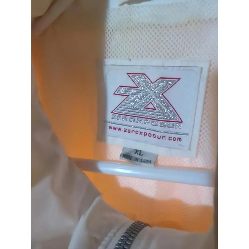 ZeroXposur Women's Detachable Hood Captured Full Zip PVC Coated Jacket Size XL - Picture 2 of 9